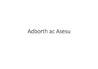 Adborth ac Asesu